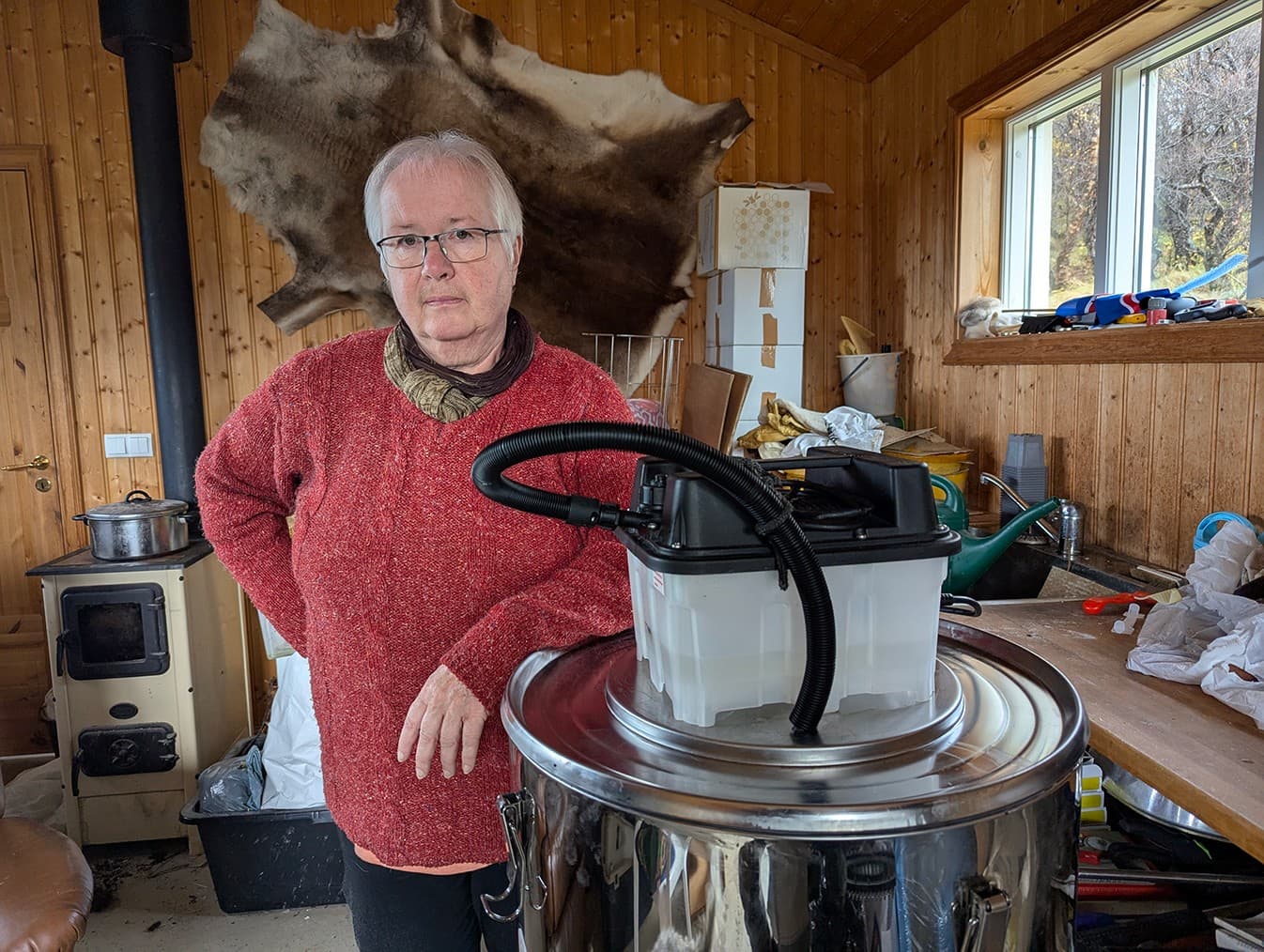 „Hefði aldrei trúað hvað það er gefandi að búa með býflugur“