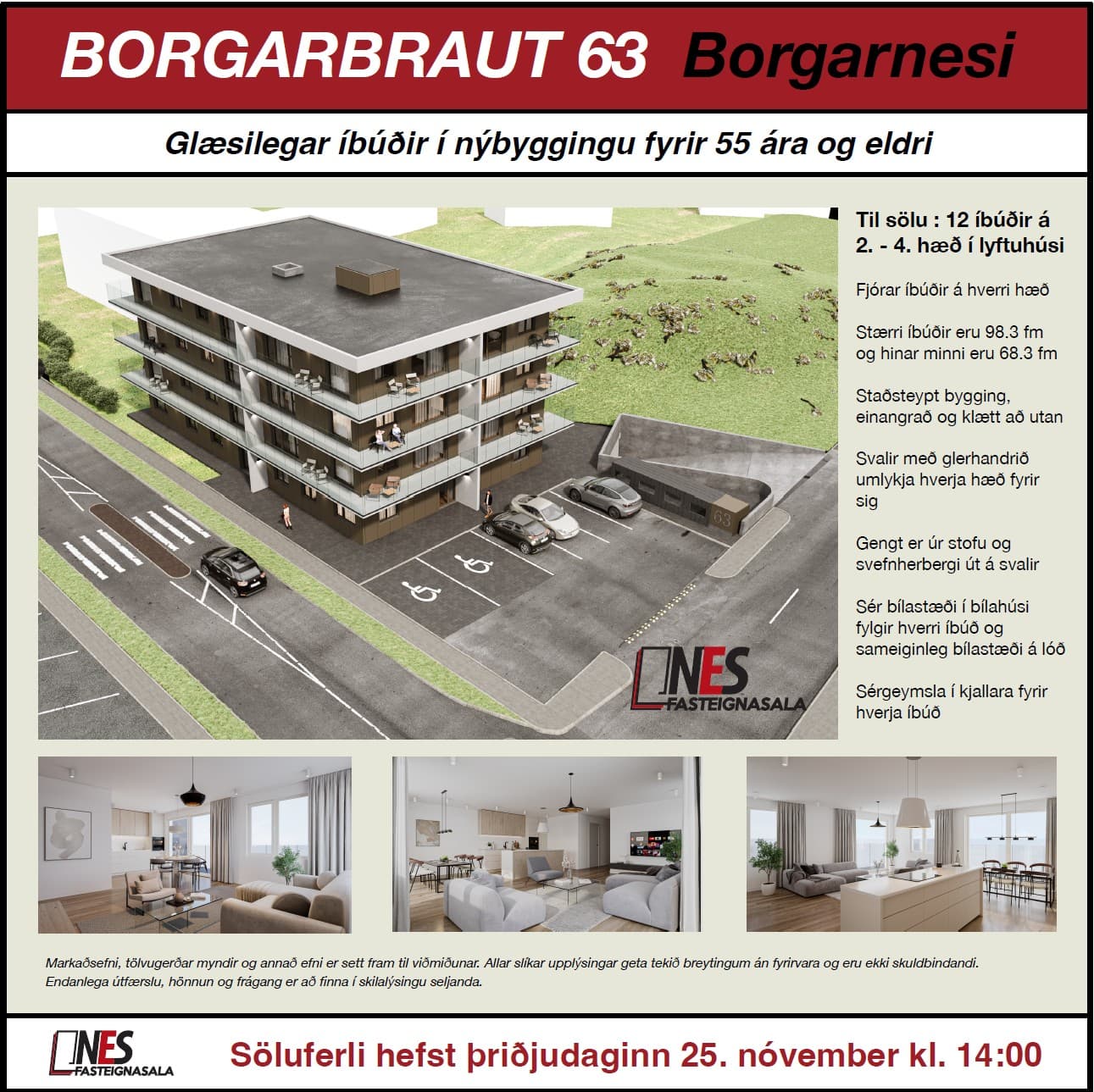 Íbúðir í Húsi kynslóðanna fara í sölu á morgun