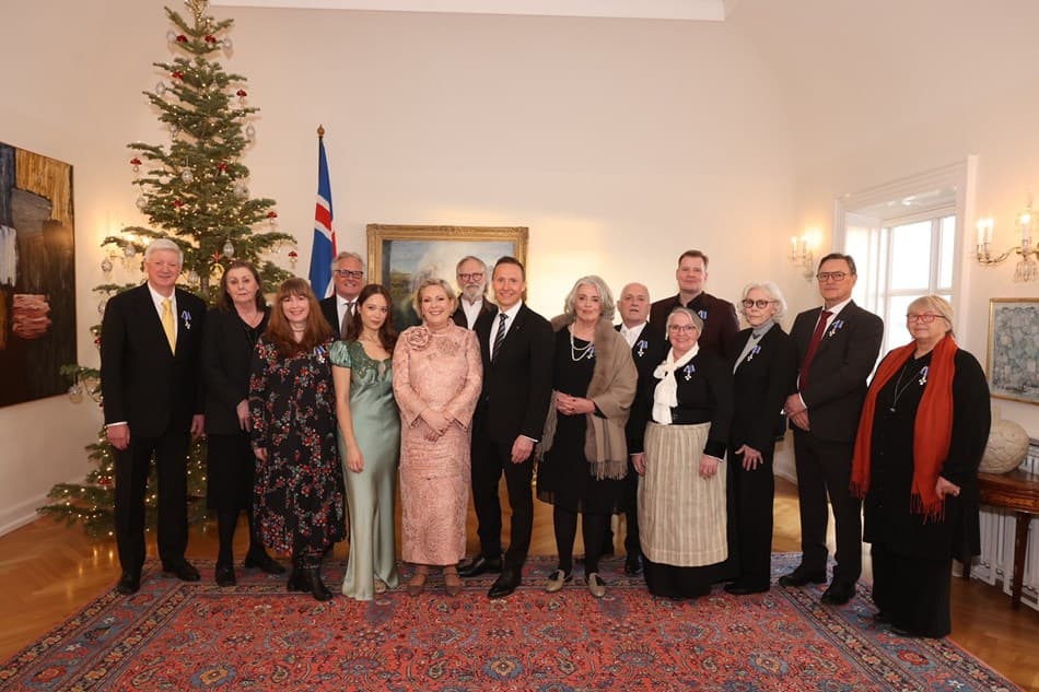 Rósa Marinósdóttir er meðal orðuhafa