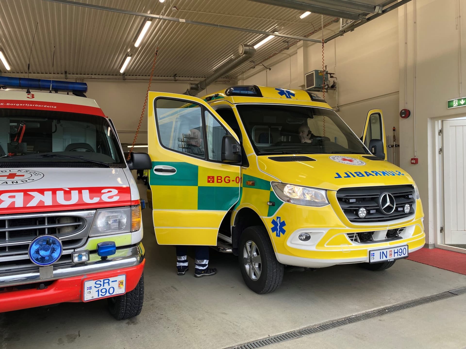 Öryggisforrit í síma lét vita af bílslysi