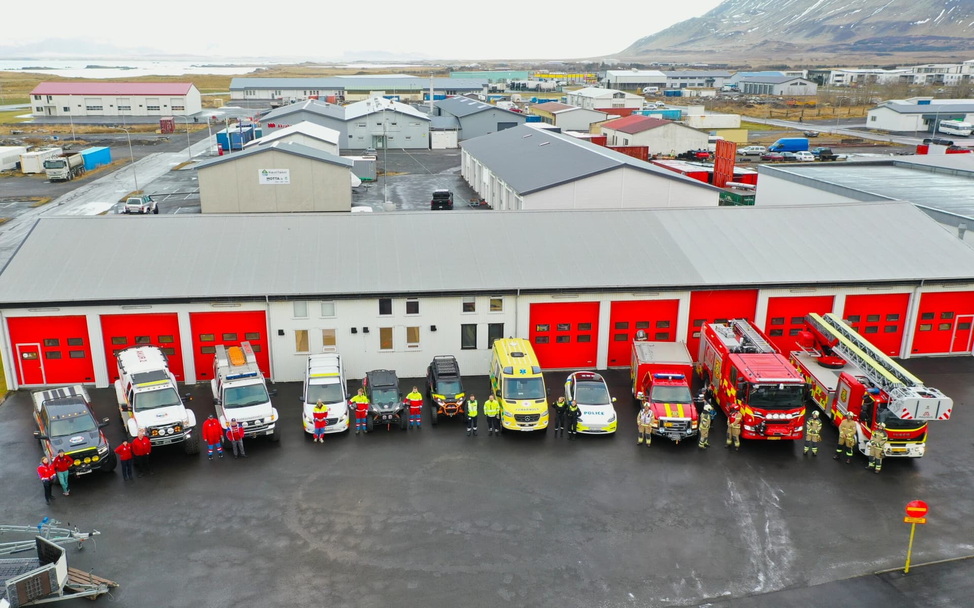 Viðbragðsaðilar stóðu fyrir minningarstund á Akranesi