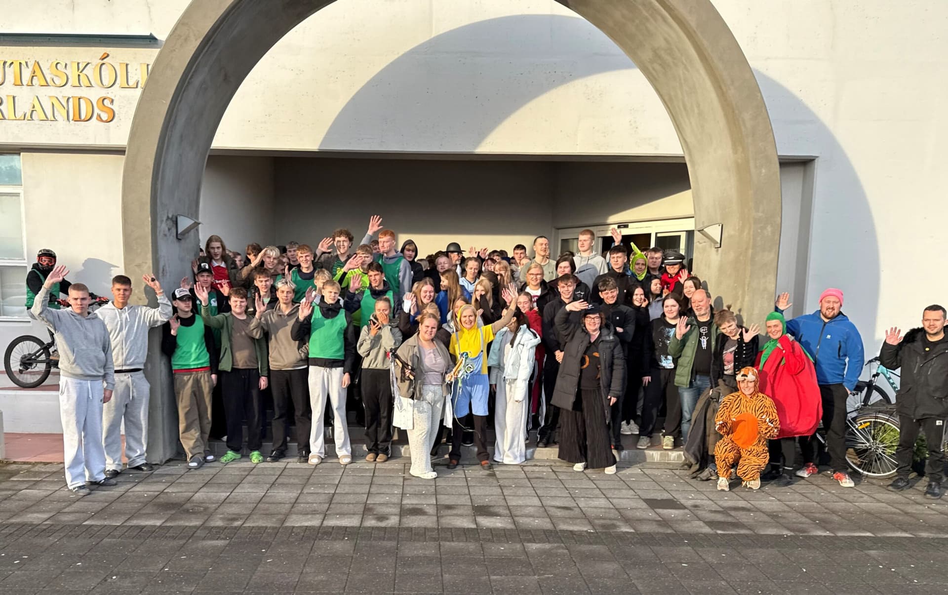 Skammhlaup í Fjölbrautaskóla Vesturlands – myndasyrpa