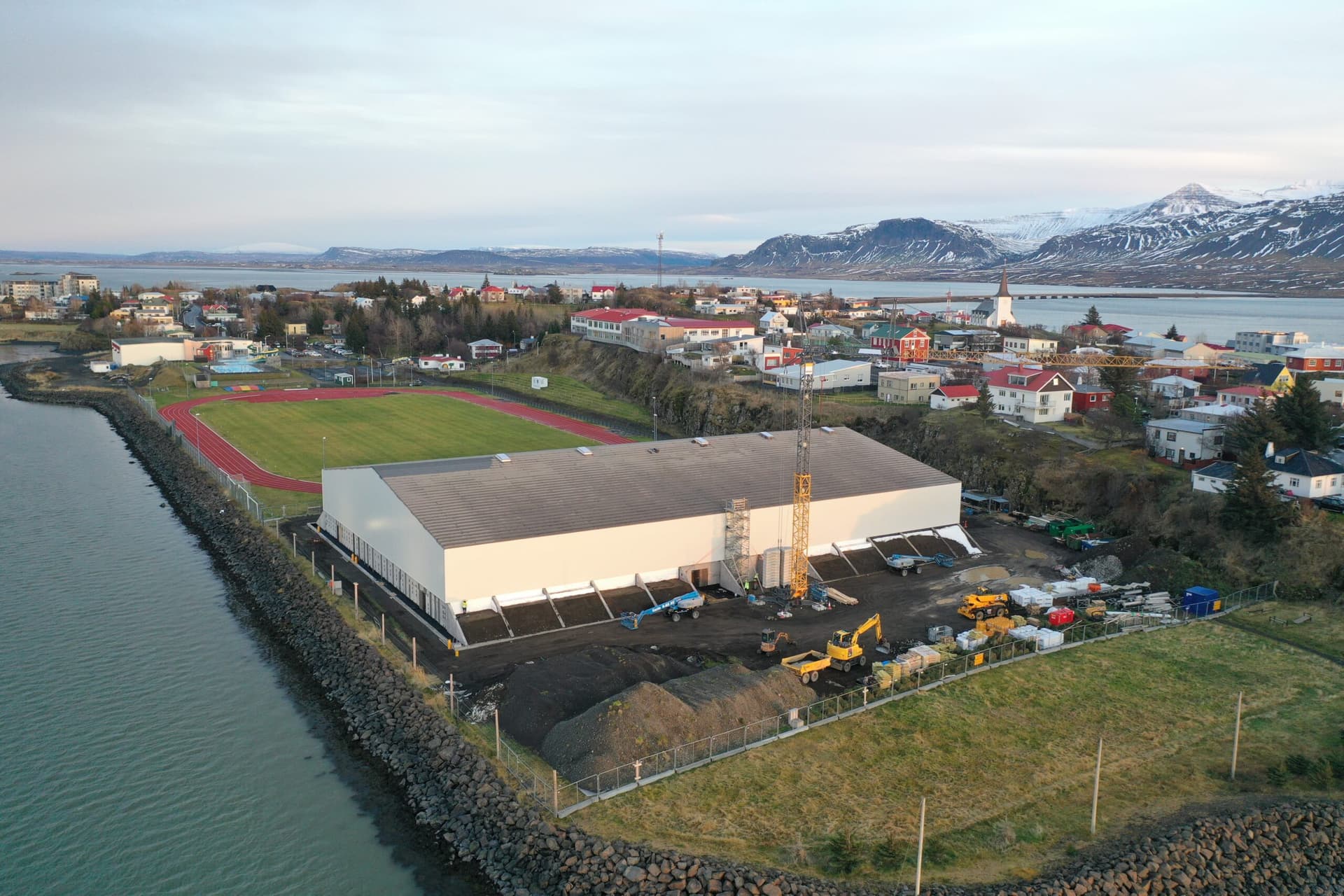 Sýndu í fyrsta skipti nýtt fjölnota íþróttahús – myndasyrpa