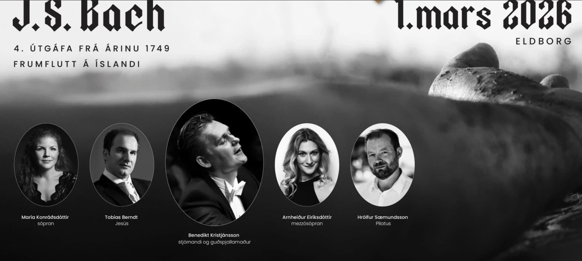 Flytja Jóhannesarpassíu Bachs í Eldborgarsalnum