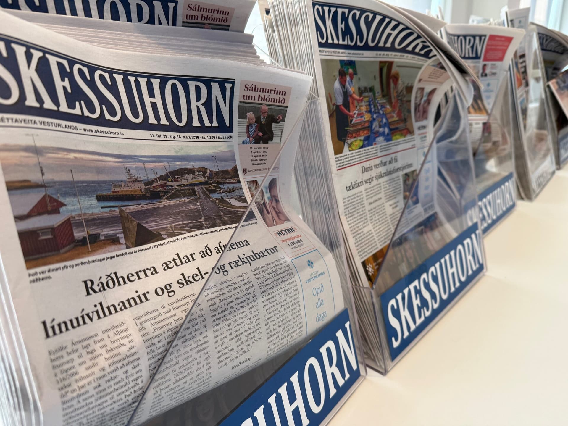 Skessuhorn næst 8. apríl