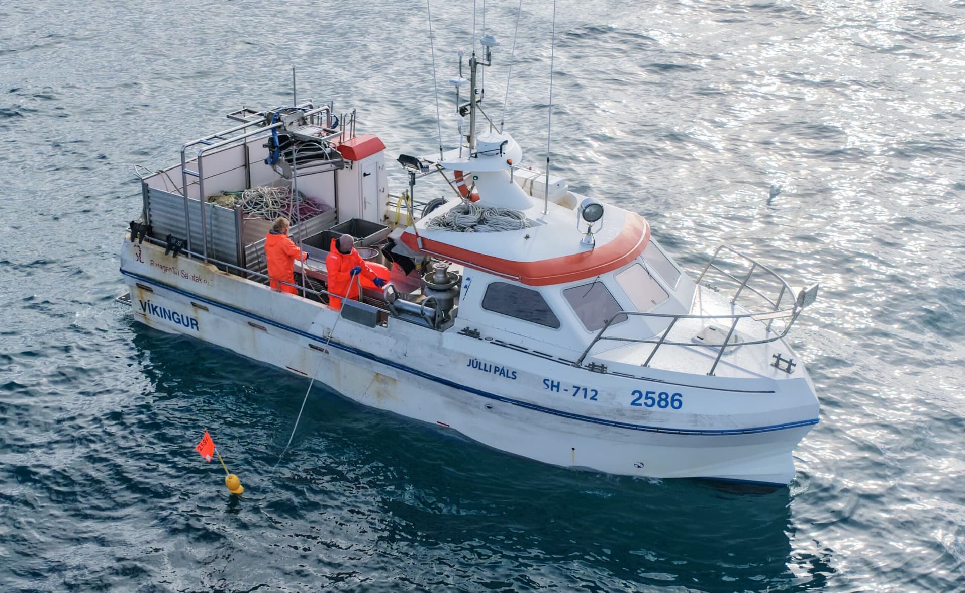 Þrílandað úr Júlla Páls í gær