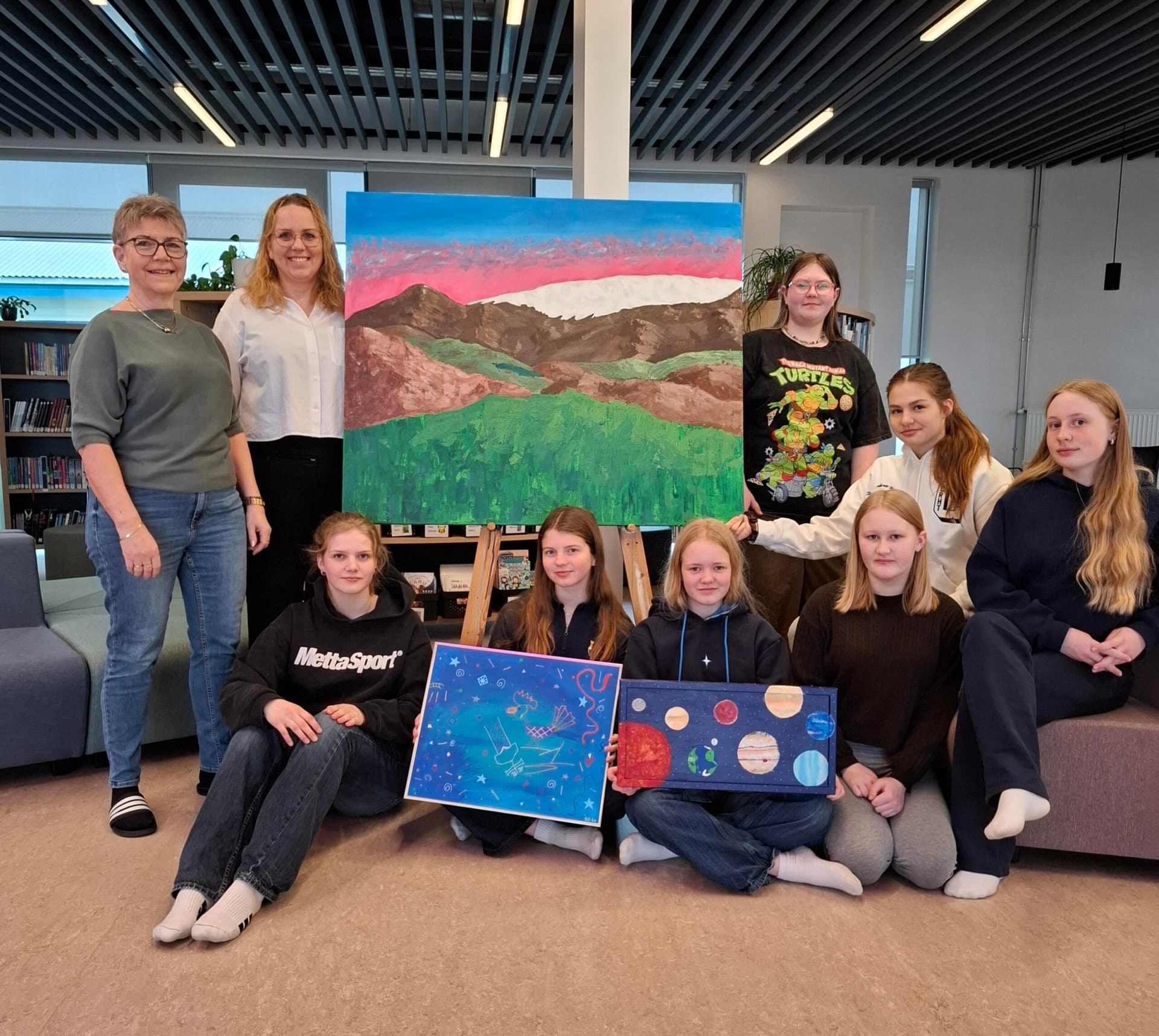 Færðu skólanum sínum málverk að gjöf