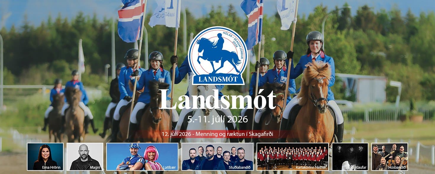 Landsmót hestamanna hefst um næstu helgi
