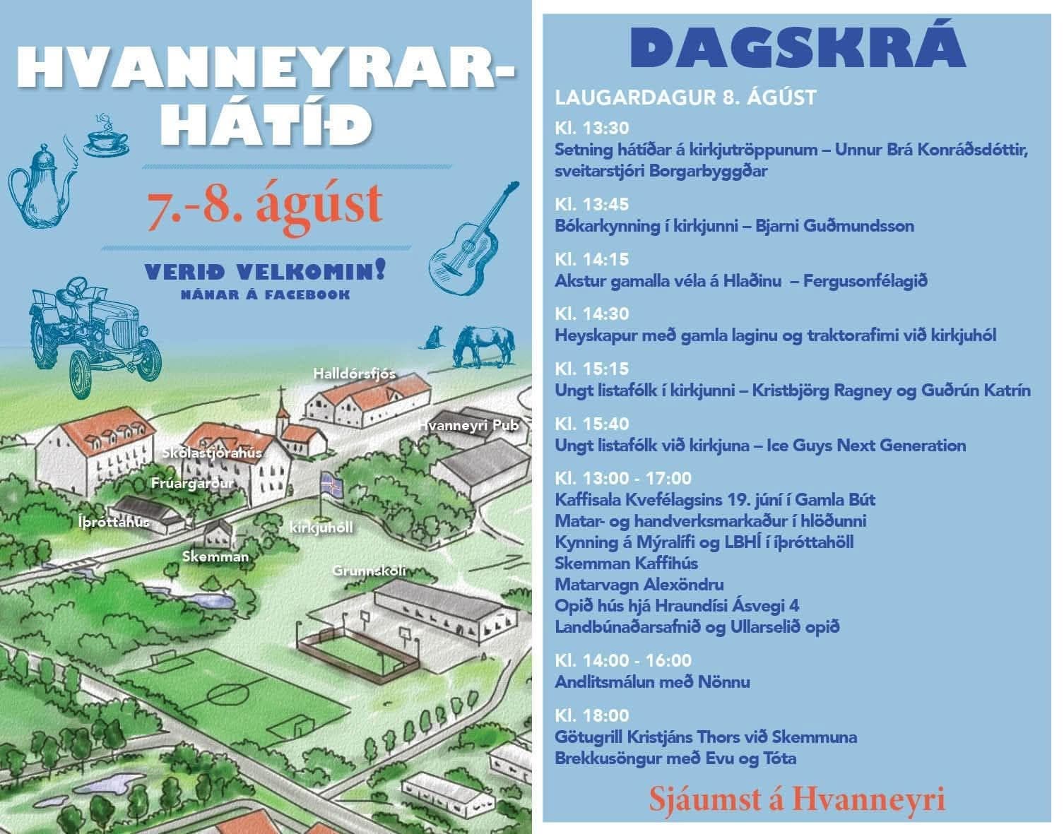 Hvanneyrarhátíð – aðaldagskrá í dag