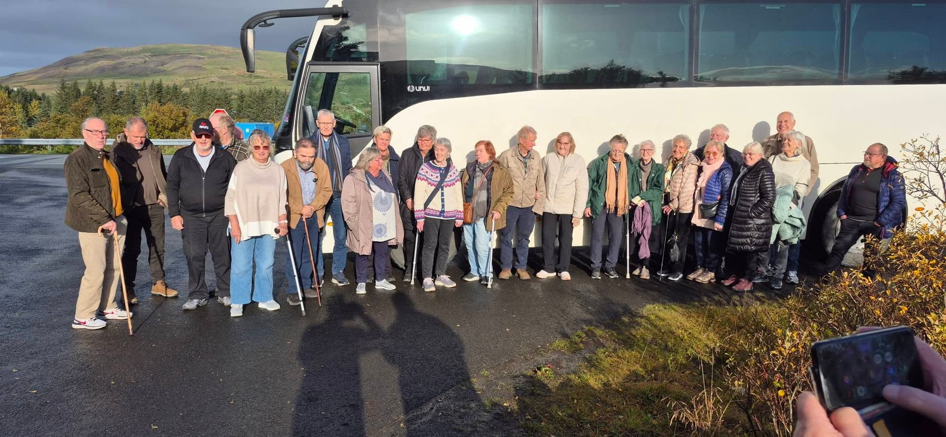 Eldri borgarar á ferð um Kjós og Hvalfjörð