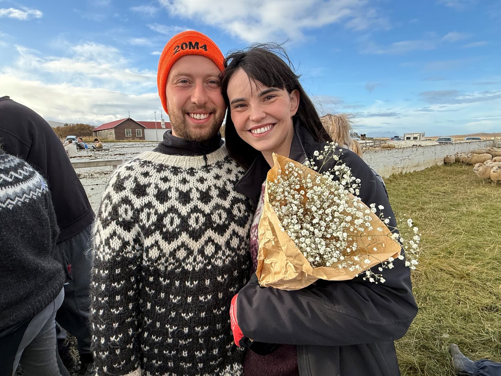 Fagnaði stórafmæli í réttunum