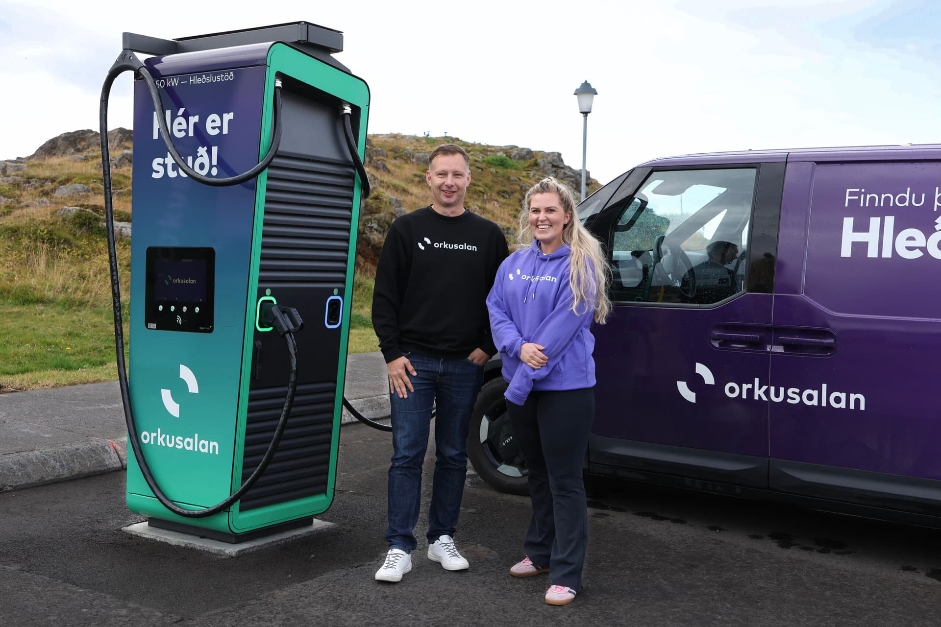 Orkusalan opnar hraðhleðslustöðvar í Stykkishólmi