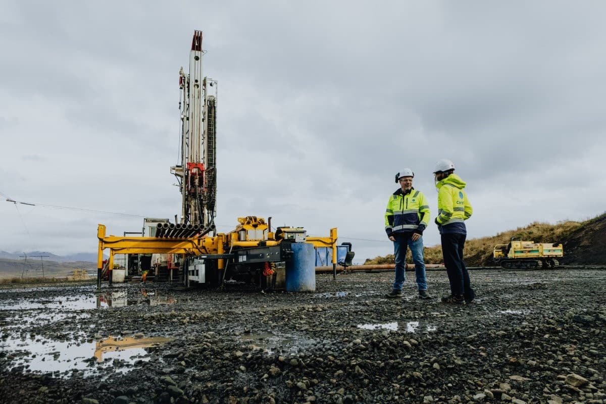 Rannsóknarhola á Grundartanga boruð niður á 1.504 metra dýpi