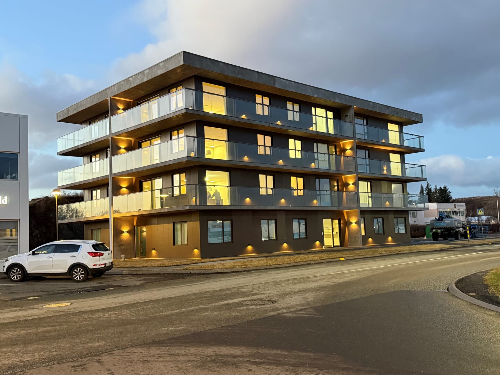 Verklok við Hús kynslóðanna í Borgarnesi